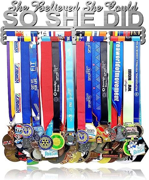 Gymnastics Medal Display, Race Medal Holder, Marathon Medal Display, Sports Medal Display, Gymnastics Medals, Running Medal Display, Medal Hanger Display, Medal Rack, Ribbon Display