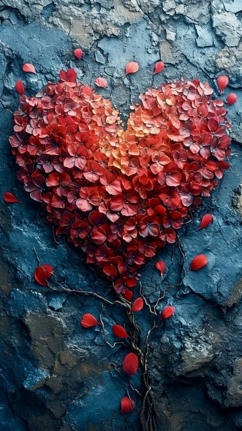 Business Decoration, Heart In Nature, Cool Pictures For Wallpaper, Phone Art, Heart Images, Heart Pictures, Amazing Art Painting, Angel Art, Heart Wallpaper