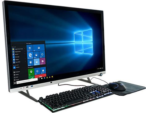 Bionic G32 31.5" 144Hz All In One PC [i7-8700] All In One Computer, Desktop Windows, All In One Pc, Art Studio Room, Cool Desktop, Gaming Desktop, Windows Computer, Pc Setup, Computer Peripherals