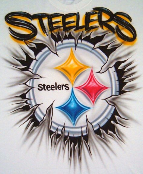 Steelers artwork! Steelers Tattoos, Pittsburgh Steelers Funny, Pittsburgh Steelers Wallpaper, Steelers Pics, Here We Go Steelers, Steelers Country, Steelers Baby, Steelers Gear, Pittsburgh Steelers Logo