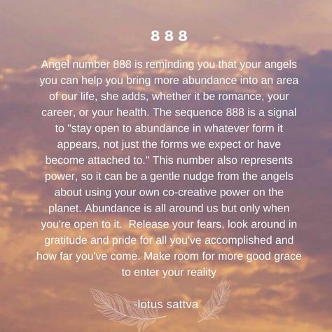 Type YES to affirm 🦋 @lotusattva 🪷 . . . . #lotusattva #spiritualawakenings #higherawareness #angelmessages #angelnumber888 #888 #eighteighteight #numerology #tarotreadingonline #angelmessage #chakrawork #angelsarewithyou #surroundedbylove #angelverse 888 Angel Number, Number 8 Numerology, 7:17 Angel Number Meaning, 888 Meaning, Numerology Number 8, 888 Angel, 8:08 Angel Number Meaning, 6:06 Angel Number Meaning, Angel Number 888