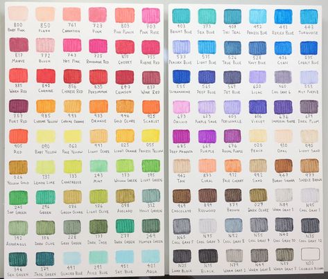 Tombow Brush Pen Swatches, Tombow Dual Brush Pen Color Chart, Tombow Dual Brush Pen Swatches, Pen Swatches, Sharpie Colors, Tombow Brush Pen, Dekorasi Halloween, Tombow Markers, Bullet Art