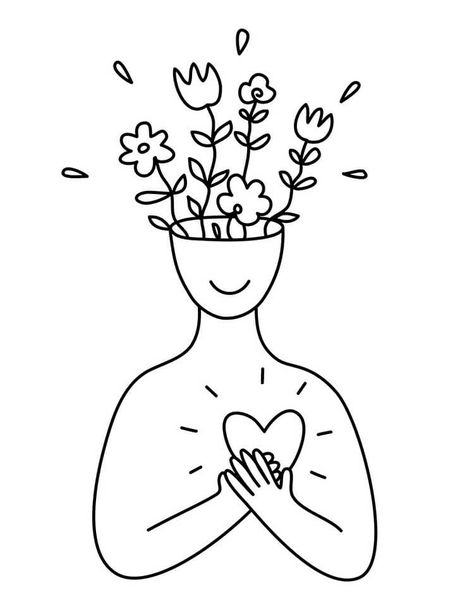 Happy Person Holding a Heart New Drawing Ideas Beautiful, Kindness Drawing Ideas, Creative Heart Drawing, Meaningful Drawing Ideas Beautiful, Heart Drawing Ideas, Easy Heart Drawings, New Drawing Ideas, Heart Drawings, Drawing Ideas For Beginners