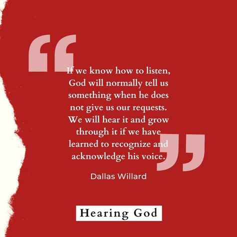 Dallas Willard Ministries on Instagram: "If we know how to listen #DallasWillard #HearingGod #pray #listen #God #prayer #faith #spiritual #truth #discipleship #christianquotes" Dallas Willard Quotes, Dallas Willard, Spiritual Formation, Spiritual Truth, God Prayer, Amazing Grace, Faith Hope, To Listen, Christian Quotes