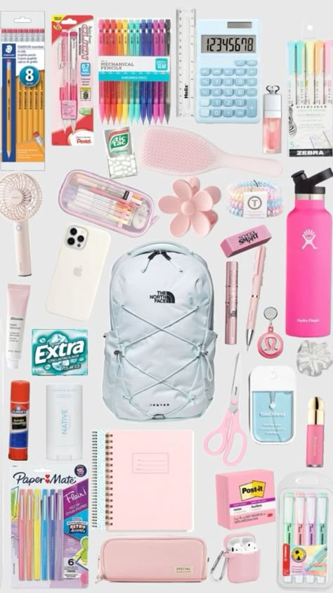 Ex Texts, High School Essentials, Middle School Essentials, School Emergency Kit, School Backpack Essentials, Preppy School Supplies, Middle School Survival, School Wishlist, School Survival Kits