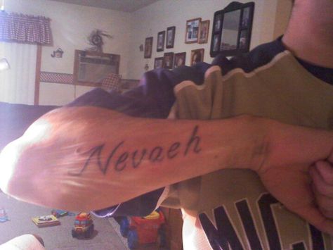 Gabe tat nevaeh.  My husbands personal tattoo I Tattoo, Tatting, Tattoo Quotes, Tattoos