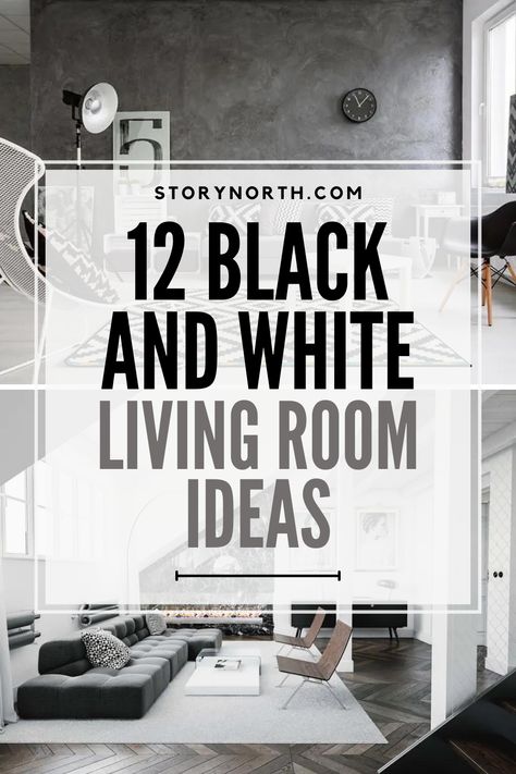 Take your style game to the next level with our top black-and-white living room ideas. From minimalist decor to bold accents, we've got you covered. #blackandwhitelivingroom #modernhomedecor #interiordesign #BnWhomeinterior #homedecor #livingroominterior White Living Room Inspiration, Interior Design Black And White, Black And White Living Room Ideas, Black And Cream Living Room, Redecorate Living Room, Black And White Hallway, Interior Design Black, White Living Room Ideas, Family Room Sectional