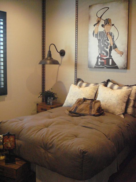 Indiana Jones Themed Bedroom Indiana Jones Room, Boy Room Themes, Future Bedroom Ideas, Adventure Room, Safari Room, Old Office, Themed Bedroom, Boy Bedroom, Big Boy Room