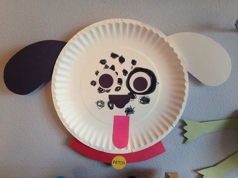 Dalmatian Paper Plate Craft - Dog Craft - Preschool Craft Dalmatian Crafts Preschool, 101 Dalmations Crafts, Disney Preschool Crafts, 101 Days Of School Ideas Dalmation, Dalmatian Craft, Dogs Crafts, Preschool Creative Art, Dog Craft, Craft Preschool