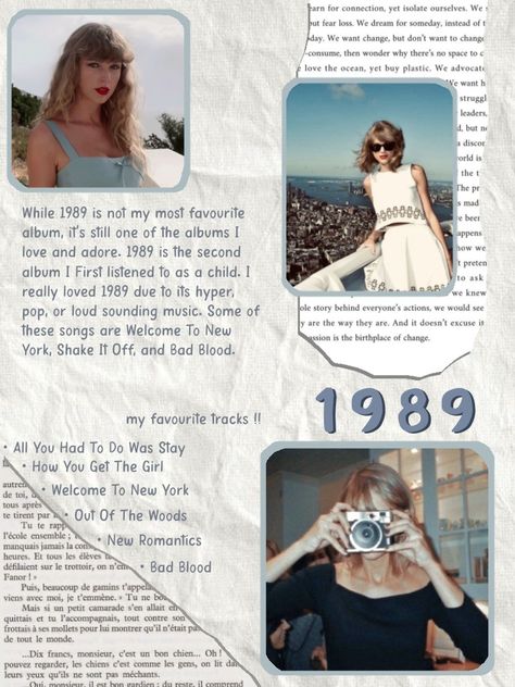 Taylor Journal, Song Journal, Book Spread, Pretty Journals, Taylor Swift 1989, Taylor Swift Songs, Most Favorite, Journal Pages, Book Journal