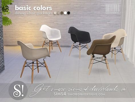 by SIMcredibledesigns.com Found in TSR Category 'Sims 4 Dining Chairs' Sims Love, Sims Free Play, Muebles Sims 4 Cc, The Sims 4 Pc, Sims 4 Bedroom, Sims 4 House Building, Casas The Sims 4, Sims 4 Cc Furniture, 4 Dining Chairs