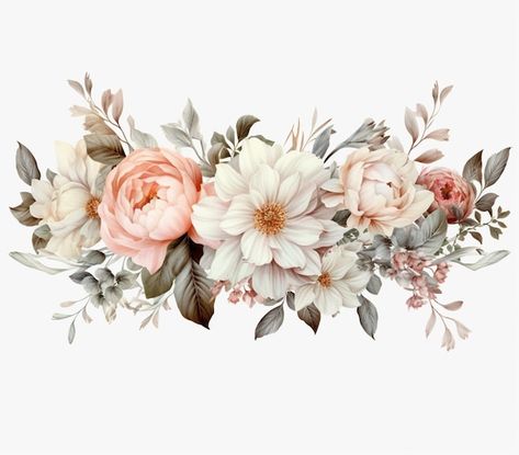 Floral Clipart Vectors, Photos and PSD files | Free Download 3d Wallpaper Cute, Flower Frame Png, Flower Background Design, Mughal Art Paintings, A Bouquet Of Flowers, Flower Sketches, Decoupage Art, Iphone Background Images, Floral Clipart