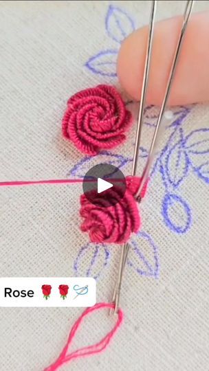 Chain Stiching Designs, Embroidery Types, Flower Hand Embroidery, Most Beautiful Flower, Embroidery Lessons, Trending Reels, Embroidery Stitching, Embroidery On Clothes, Most Beautiful Flowers