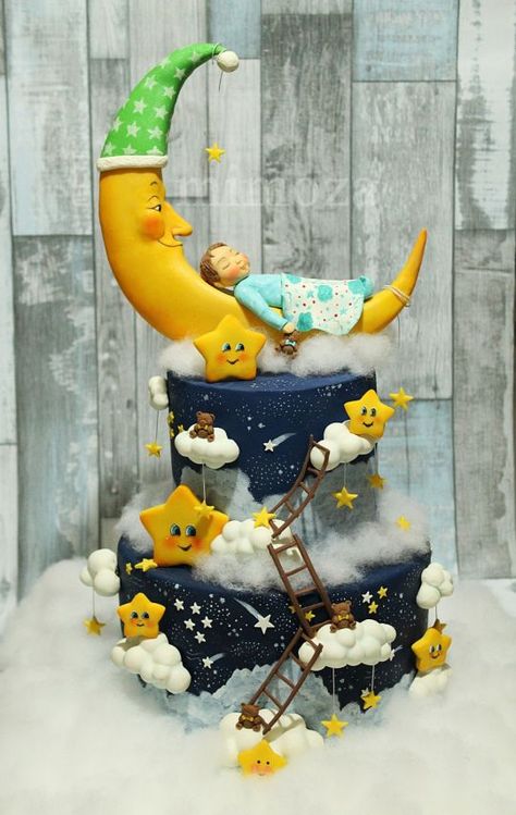 Rodjendanske Torte, Gravity Cake, 2 Birthday Cake, Shower Bebe, Dream Cake, Unique Cakes, Novelty Cakes, Moon Cake, Cakes For Boys