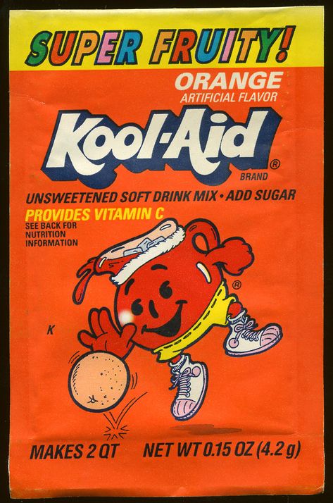 https://flic.kr/p/6noTGu | Orange Kool-Aid, 1990's | Any idea what time period this design was used? Candy Aisle, Bedroom Wall Collage, Vintage Packaging, Orange Aesthetic, Picture Collage Wall, Kool Aid, Photo Wall Collage, Art Collage Wall, New Energy