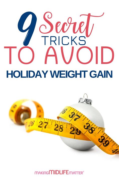 Don't resign yourself to gaining weight during the holidays just because it's common. Here are 9 simple tricks to help you avoid holiday weight gain and stay on track while still enjoying the food. These party hacks will stop holiday weight gain from snowballing and still let you have a good time. #holidayweightgain #healthyeating #weightlosstips Fancy Coffee Drinks, Holiday Weight Gain, Holiday Weight, Curb Appetite, Sugar Free Gum, Party Spread, Party Hacks, Fitness Gifts, Holiday Movie