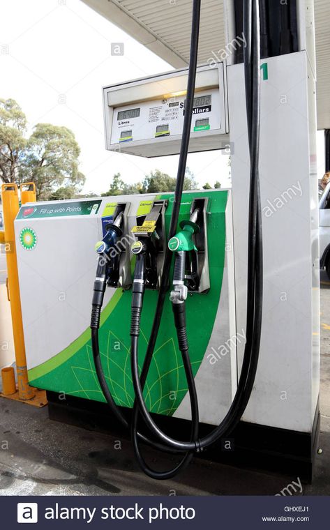 Download this stock image: BP - British Petroleum Petrol Pumps at petrol station in Melbourne Victoria Australia - GHXEJ1 from Alamy's library of millions of high resolution stock photos, illustrations and vectors. British Petroleum, Petrol Pump, Mg Cars, Petrol Station, Gas Stations, Coconut Rice, Cadillac Eldorado, Melbourne Victoria, Victoria Australia