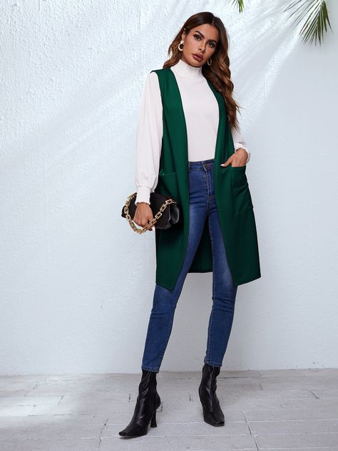 Drop Shoulder Coat, Women Outerwear, Women Coats, Belted Coat, Green Coat, Vest Fashion, Down Coat, Crop Jacket, Puffer Coat