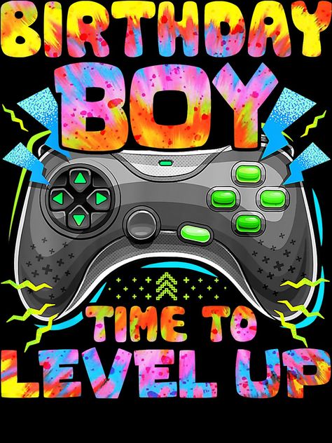 Game Gaming Birthday Boy Time to Level Up Video Ga game gamer gaming gamelife video game controller playstation d20 dnd dungeons Gamer Birthday, Gaming Birthday Invitations, Gamer Invitation, Happy Birthday Gamer, Level Up Birthday Invitation, Game Controller Birthday Cards, Free Printable Video Game Birthday Invitations, Playstation Party, Happy 11th Birthday