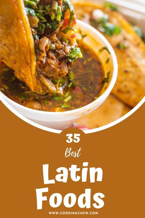 What makes Latin foods different from other cuisines worldwide is their versatility. When looking for the best recipe ideas, this epic list of 35 easy Latin foods is an excellent place to start! Latin Appetizers, Latin Dishes, Latin American Recipes, Latin Recipes, Carne Guisada, American Recipes, American Dishes, Shredded Beef, Latin Food