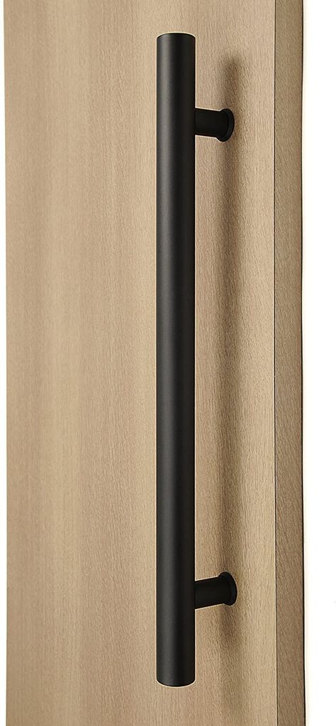 Front Door Handles Modern, Minimalist Door Handle, Wooden Handles Door, Bar Ladder, Matte Black Door Handles, Black Door Pull, Black Exterior Doors, Modern Door Hardware, Steel Doors Exterior