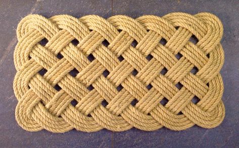 Rope Mat, Boats Yachts, Nautical Knots, Nautical Bathrooms, Sailing Boats, Sisal Rope, Nautical Rope, Hemp Rope, Jute Rope