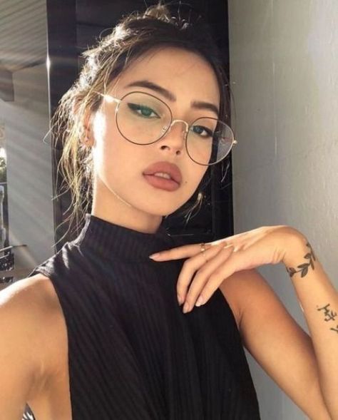 Glasses Trends To Try If You're Due For A New Pair - Society19 Cute Glasses Frames, Kacamata Fashion, Glasses Frames Trendy, Glasses Outfit, Glasses Inspiration, Glasses Trends, Womens Glasses Frames, Glasses Makeup, Eyewear Trends