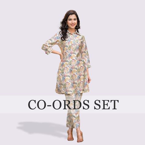 Shop now classy & designer collection of women's co-ord sets. Perfect for any occasion, these coord sets show elegance and sophistication. Free shipping & Fast delivery Classy Co Ord Set, Coord Sets For Women, Coord Sets, Coord Set, Designer Party Wear Dresses, Muslin Fabric, Co Ord Set, Party Wear Dresses, Co Ord