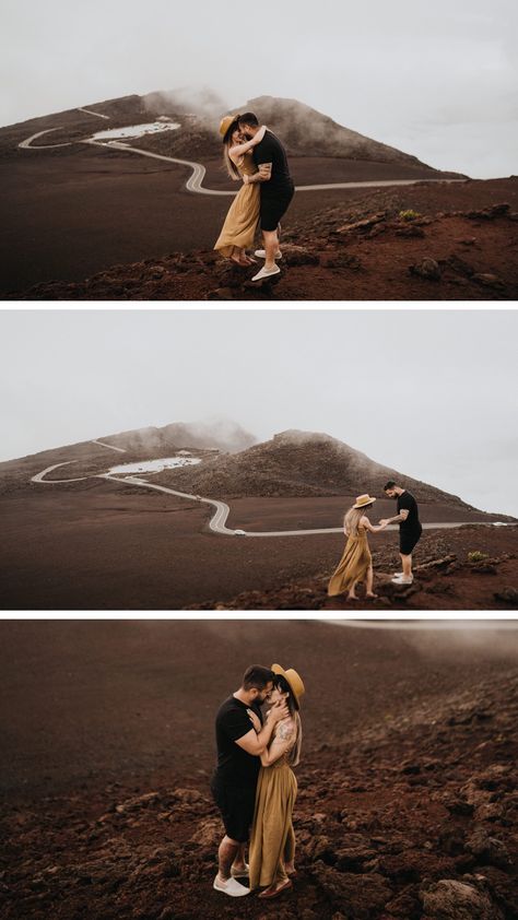 Haleakala is such an underrated national park for engagement and elopement photography. You would never have thought this was captured on Maui | Maui and Kauai Elopement Photographer | Henry Tieu | Henrysdiary Henry Tieu, Norway Wedding, Kauai Elopement, Pre Shoot, Desert Engagement Photos, Couple Inspiration, Beautiful Engagement Photos, Airbnb Wedding, Adventurous Wedding