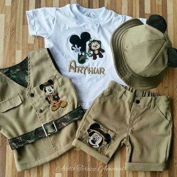 Mickey Mouse Safari First Birthday, Mickey Mouse Safari Outfit, Mickey Mouse Safari 1st Birthday, Mickey Mouse Birthday Safari, Mickey Jungle Safari Party, Mickey Mouse Jungle Theme, Mickey Mouse Safari Piñata, Safari Mickey Mouse Party Birthday, Mickey Safari First Birthday