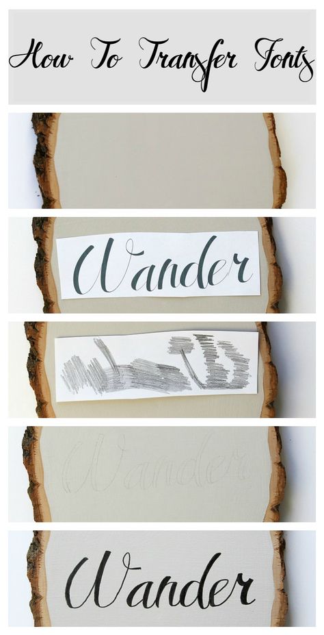 How to transfer fonts. Add typography to any craft! Easy Font, Girly Diy, Transfer Techniques, Lead Pencil, Sign Fonts, Christmas Fonts, Diy Signs, Crafty Diy, Wall Art Quotes