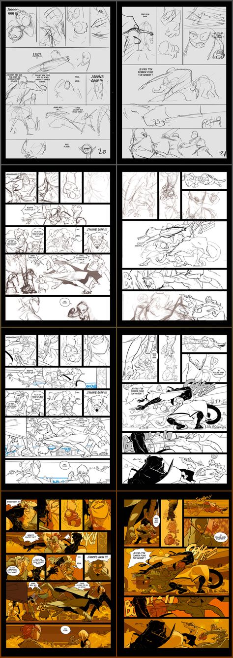 Comic Process, Storyboard Examples, Storyboard Drawing, Storyboard Ideas, Alluka Zoldyck, Sequential Art, Comic Book Layout, Storyboard Illustration, Animation Storyboard