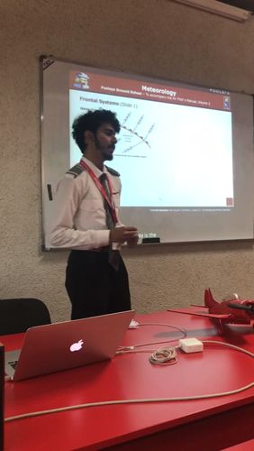 Live again from our classroom in Airways Aviation Montenegro.   We asked one of our student @chougule_anupam18  to explain some of the concepts of Meteorology to the rest of the class.   Good job Anupam.  #AirwaysAviation #Avgeeks https://video.buffer.com/v/5f0c3838f701a436500487d4 Class Snap, Flight Attendant Life, Eid Special, Class Room, Meteorology, Flight Attendant, The Class, Good Job, Flight