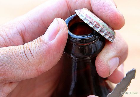 How to Open a Bottle Without a Bottle Opener Open Bottle, How To Open A Bottle Without Opener, Open Bottle Without Opener, Glass Coke Bottles, Beer Top, Clear Casting Resin, Metal Bottles, Beer Caps, Coke Bottle