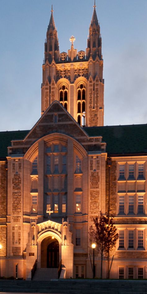 Boston College Library, Boston College Campus, Boston College Aesthetic, College Gothic, Boston College Football, Romanticizing College, Filipino Architecture, Devil Woman, College Photos