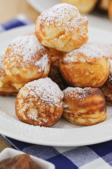 Aebleskiver Recipe Easy, Ebelskiver Recipe Easy, Pancake Balls Recipe, Abelskiver Recipes, Ball Pancakes, Pancake Biscuits, Ebelskivers Recipe, Danish Ebleskiver, Danish Aebleskiver Recipe