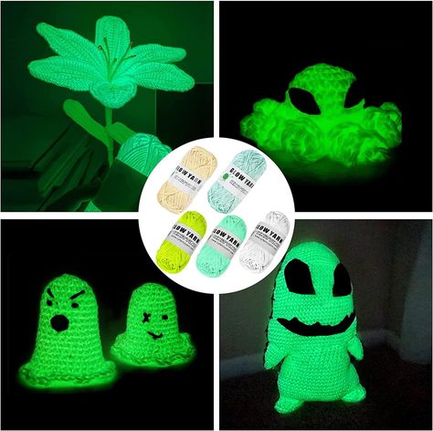 This looks amazing Glow In The Dark Crochet, Glow In The Dark Yarn, Knitting Yarn Diy, Sewing Beginners, Yarn For Crochet, Diy Glow, Diy Party Supplies, Beginners Knitting, Yarn Diy