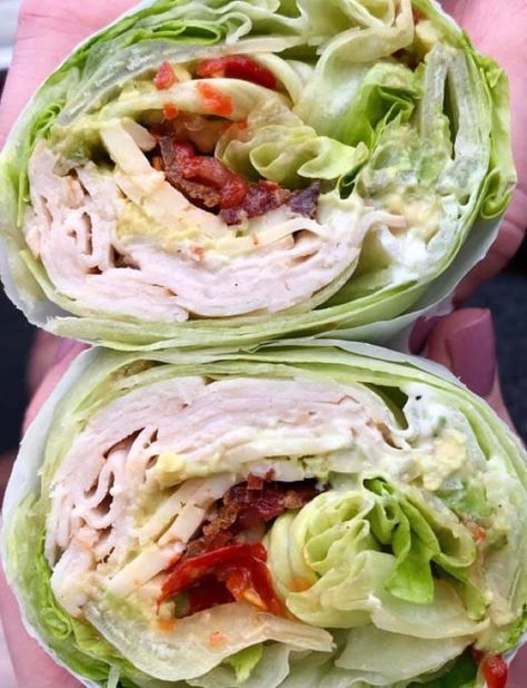 Lettuce Wraps Recipe Lettuce Wraps Recipes, Chicken Club Lettuce Wraps, Easy Lettuce Wraps, Wraps Recipes, Turkey Lettuce Wraps, Free Keto Meal Plan, Chocolate Bundt, Lettuce Wrap Recipes, Lettuce Wrap