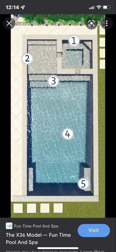 Desert Landscaping With Pool, Standard Pool Size, Pool Plans Layout, Rectangle Pool Ideas, Pool Dimensions, Modern Rectangle Pool, Rectangle Pool With Spa And Tanning Ledge, Desert Backyard With Pool, Rectangle Pool With Spa