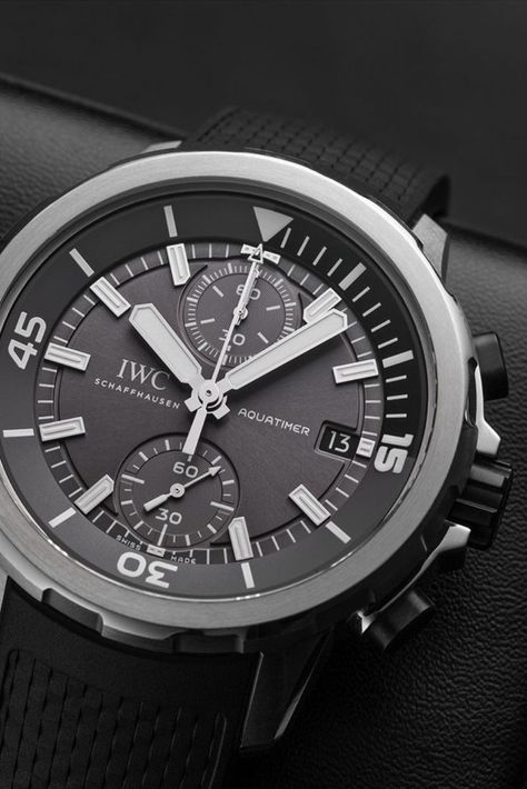 Iwc Aquatimer Chronograph, Iwc Aquatimer, The Meg, Forces Of Nature, Swiss Luxury Watches, Iwc Watches, Dream Watches, Jason Statham, Watch Companies