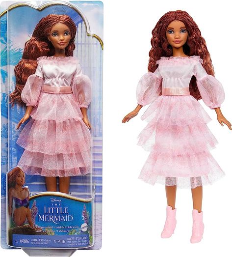 Disney The Little Mermaid, Celebration Ariel Doll with Red Hair and Pink Dress, Toys Inspired by The Movie, Dolls - Amazon Canada Red Hair And Pink, Little Mermaid Live Action, Ariel Doll, The Little Mermaid Ariel, Disney The Little Mermaid, Little Mermaid Ariel, Long Red Hair, Mermaid Dolls, Ariel The Little Mermaid