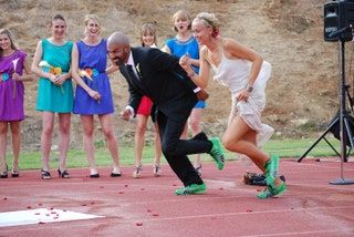 Olympic Track And Field, Small Wedding Party, Cal State, Commitment Ceremony, Prom Ideas, Student Athlete, Unique Wedding Venues, Wedding Picture, Couples Goals