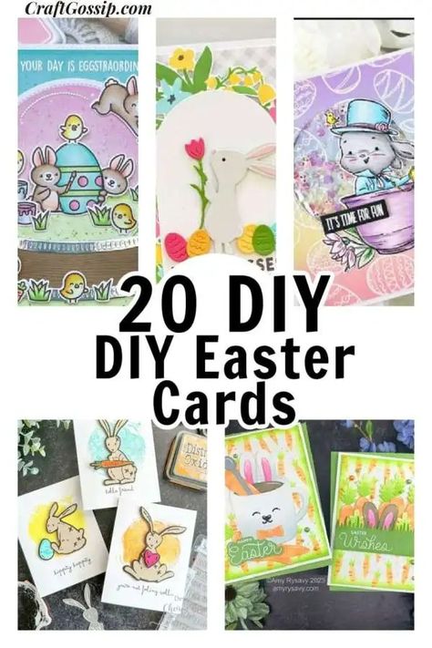 20 Handmade Easter Cards with Stamps and Dies – Stamping Handmade Easter Cards, Diy Easter Cards, Easter Craft Activities, Handmade Card Ideas, Easter Cards Handmade, Rabbit Colors, Simon Says Stamp Blog, Whimsy Stamps, Spring Cards