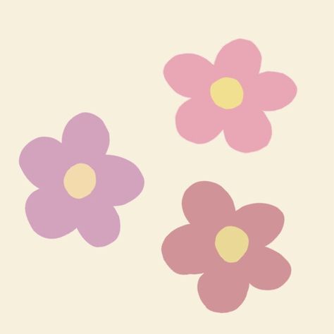 Pink Flowers Cartoon, Pink Flower Pictures, Kawaii App, Soft Pink Theme, Phone Decor, Flower Icons, Pink Theme, Cartoon Flowers, Pfp Ideas