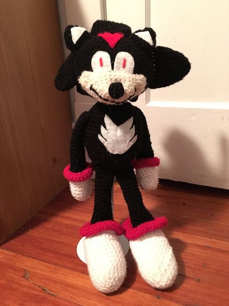 Shadow the hedgehog. Handmade by Neen Plush Aesthetic, Shadow The Hedgehog, The Hedgehog, Sonic, Quick Saves