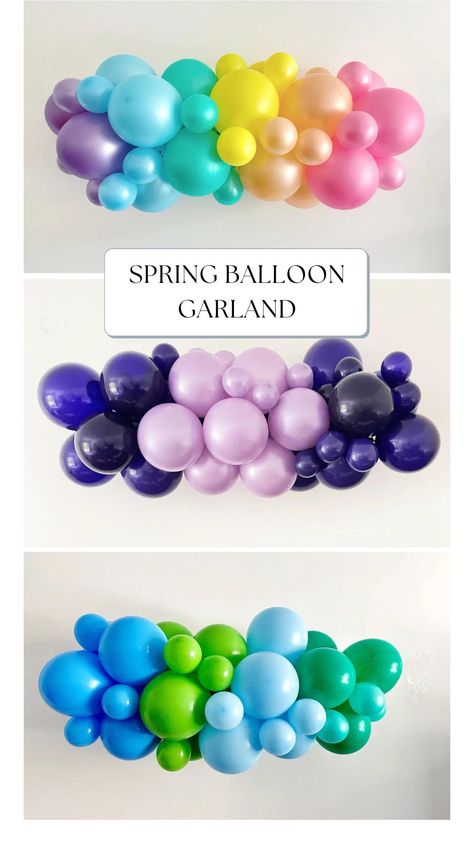 One Colour Balloon Garland, Multicolour Balloon Decoration, Small Garland Balloon, Confetti Balloon Garland, Kitchen Balloon Garland, Unique Balloon Garland, Colorful Balloon Garland, Balloon Catalog, Spring Balloon Arch