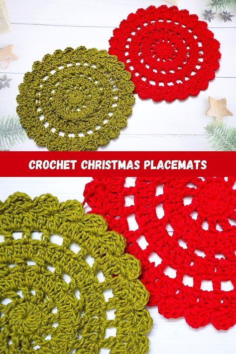 This is where I share free step by step photo tutorials of Handmade Crafts which includes Crochet Patterns,Clay Crafts, DIY Projects and many more. Crochet Christmas Placemats, Free Crochet Christmas Patterns, Christmas Ornaments Design, Crochet Christmas Patterns, Easy Crochet Christmas, Knit Designers, Crochet Holiday, Crochet Placemat Patterns, Star Crochet