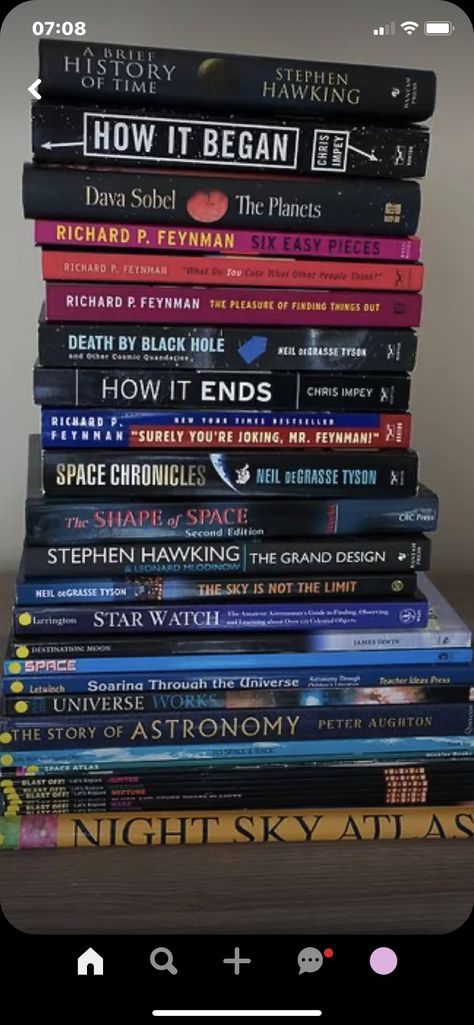 The Grand Design Stephen Hawking, Books On Space, Neil Tyson Degrasse, Physics Books To Read, Physics Books Aesthetic, Astrophysics Books, Infj Books, Books About Space, Astronomy Books