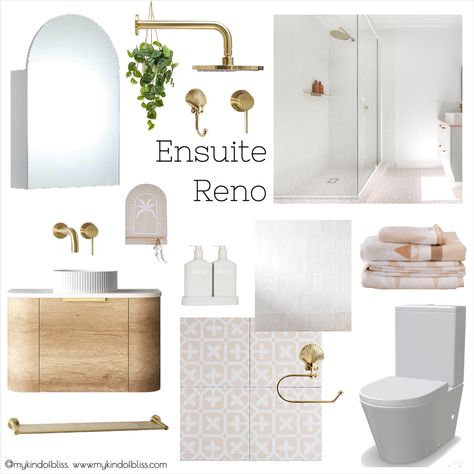 Come and check our Byron inspired neutral and coastal ensuite renovation. Coastal Boho Bathroom, Ensuite Renovation, Coastal Boho, Boho Bathroom, Bathroom Renovation, Put Together, The Dream, Reno, Mood Board