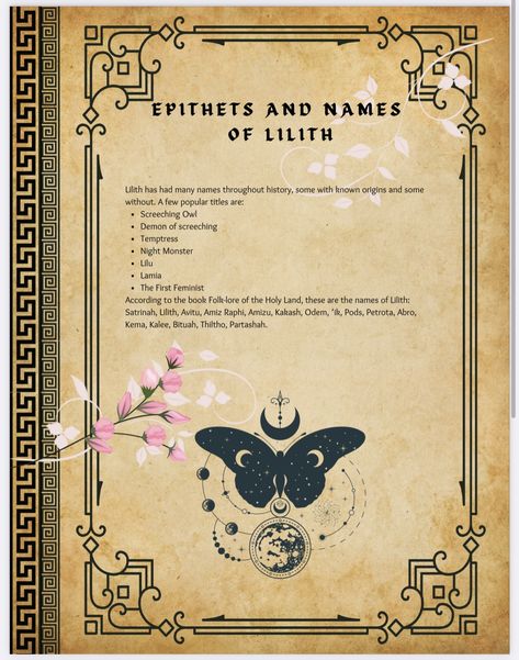 Herbs Associated With Lilith, Lilith Goddess Offerings, Lilith Tattoos, Lilith Moodboard, Lilith Ritual, Lady Lilith, Lillith Goddess, Goddess Lilith, Flame Reading